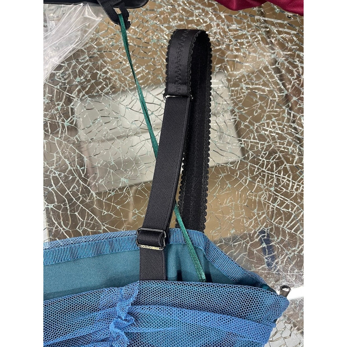 NWT Dolce & Gabbana Blue Tulle Ruched Mesh Bodycon Midi Dress 44 L