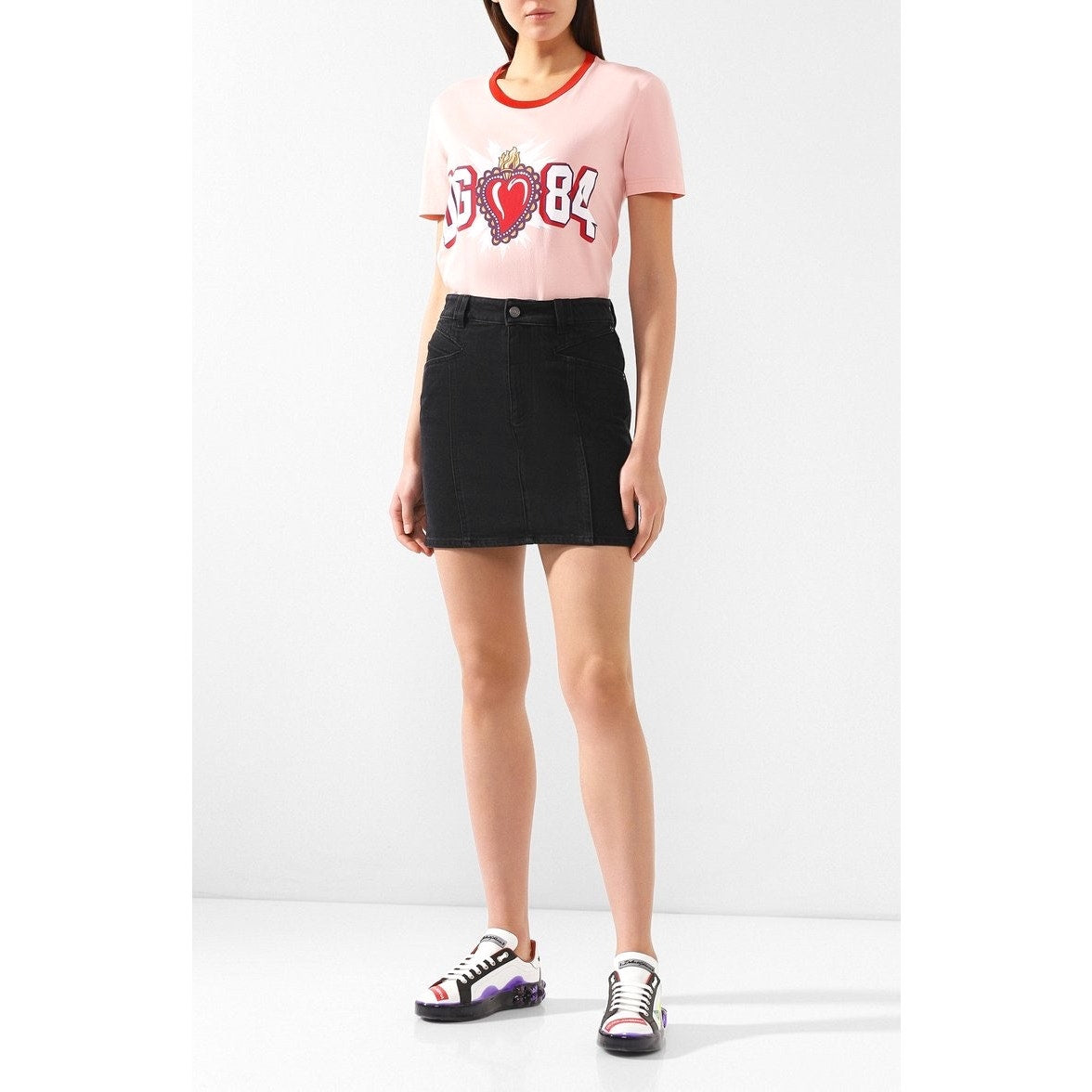 NWT Dolce & Gabbana DG 84 Sacred Heart Print T-Shirt