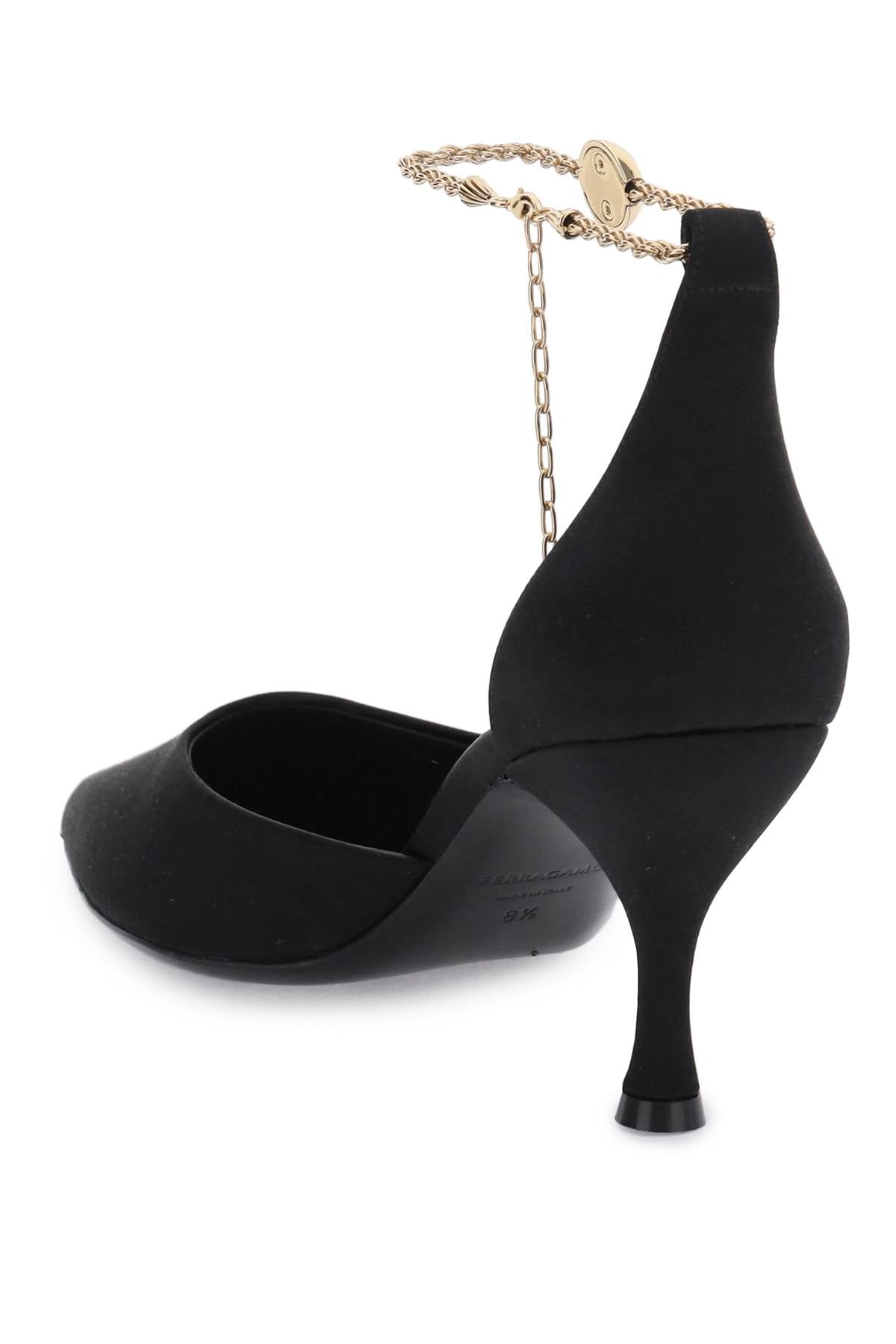 Ferragamo Pumps With Chain