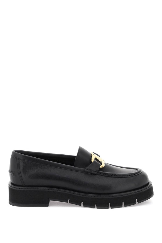 Ferragamo Gancini Buckle Loafers