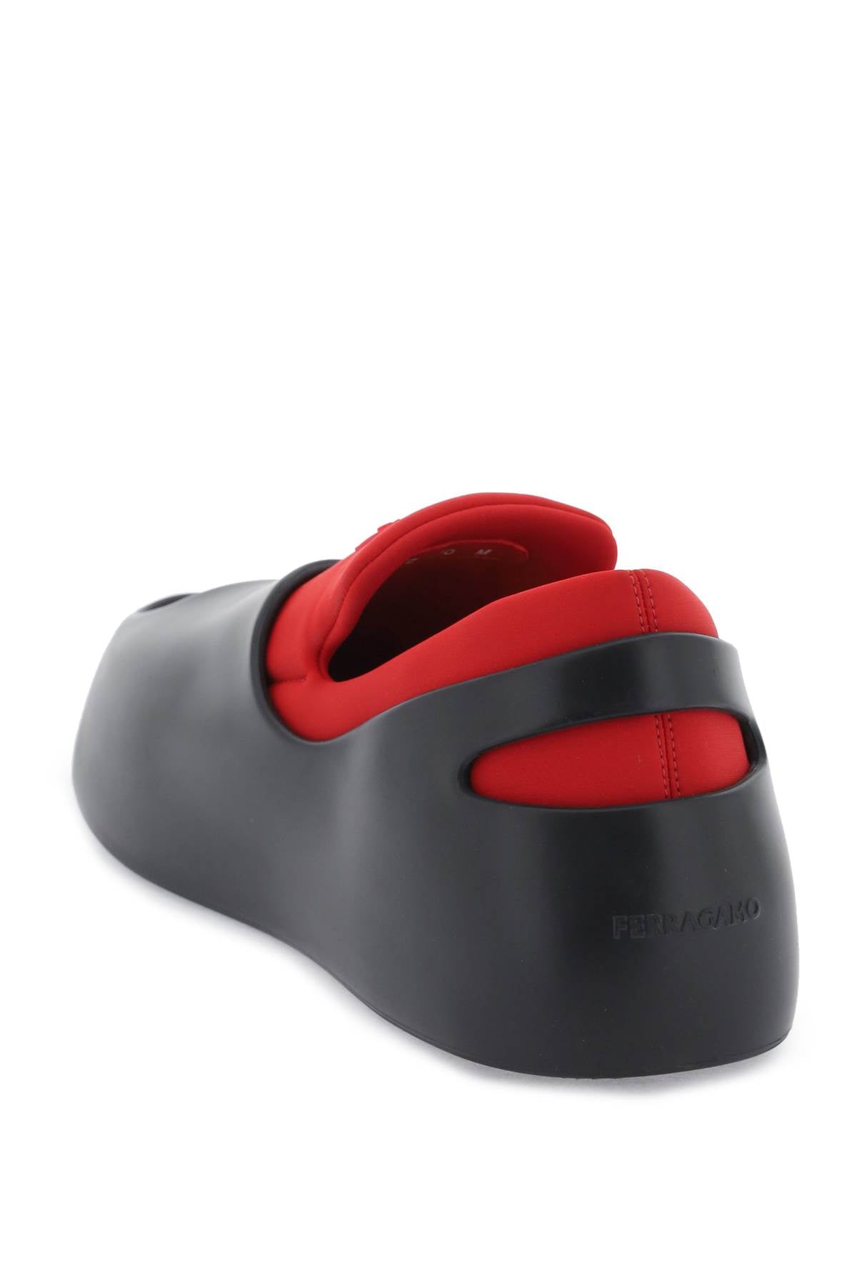 Ferragamo Cut-Out Effect Slip-Ons