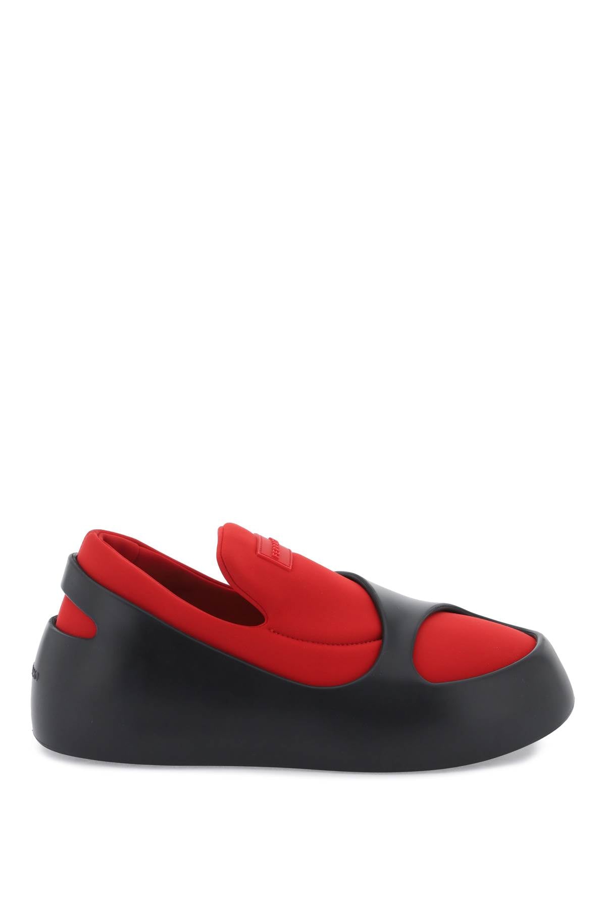 Ferragamo Cut-Out Effect Slip-Ons