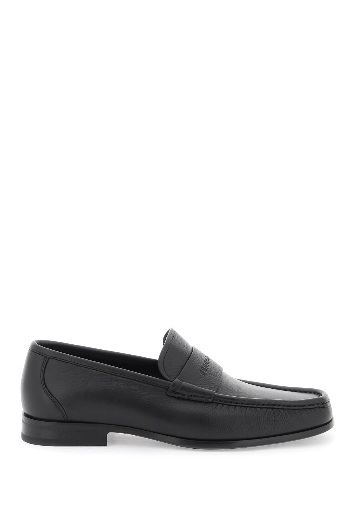 Ferragamo Logo Loafers With Moc