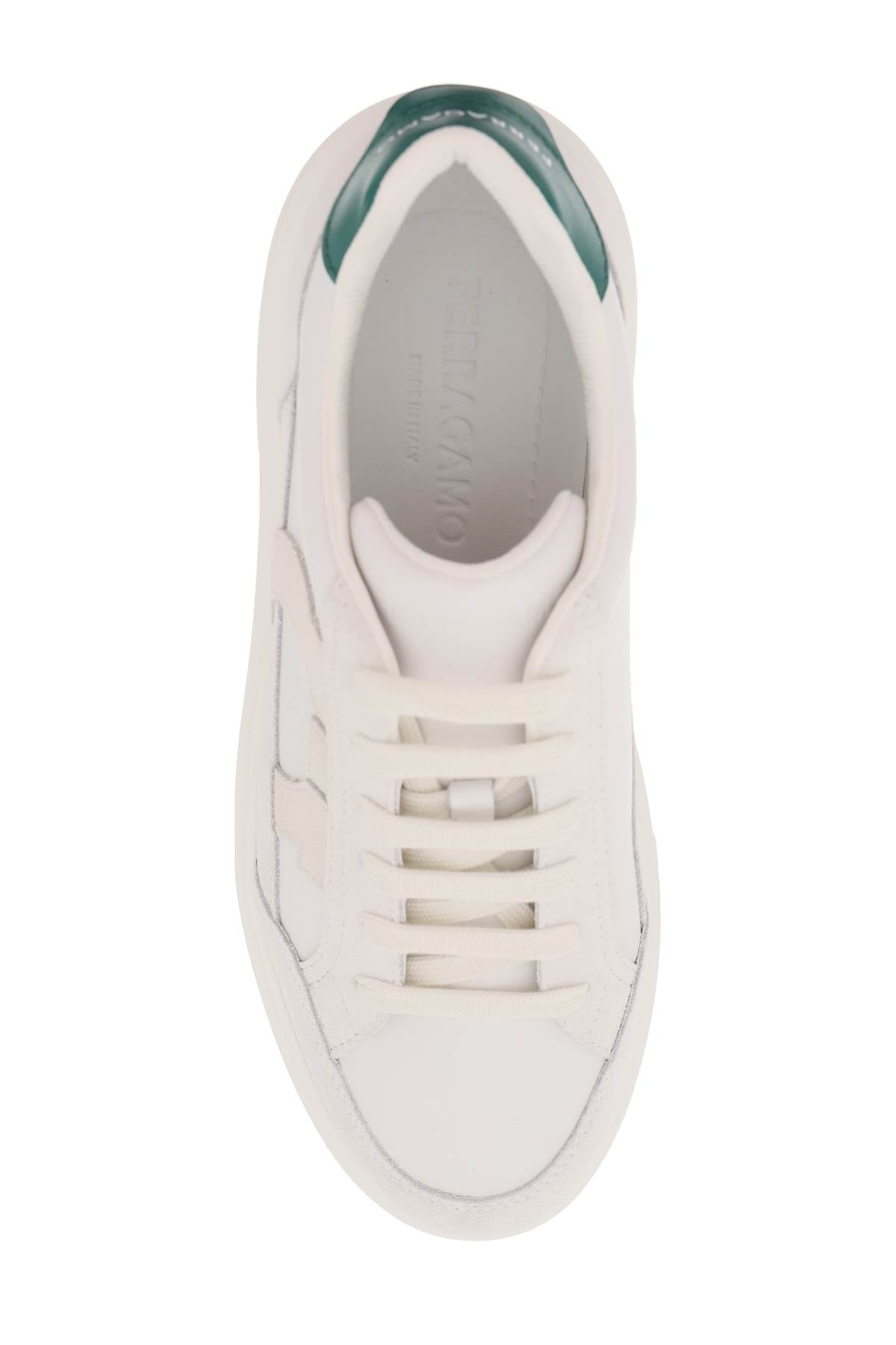 Ferragamo Gancini Low-Top Sneakers