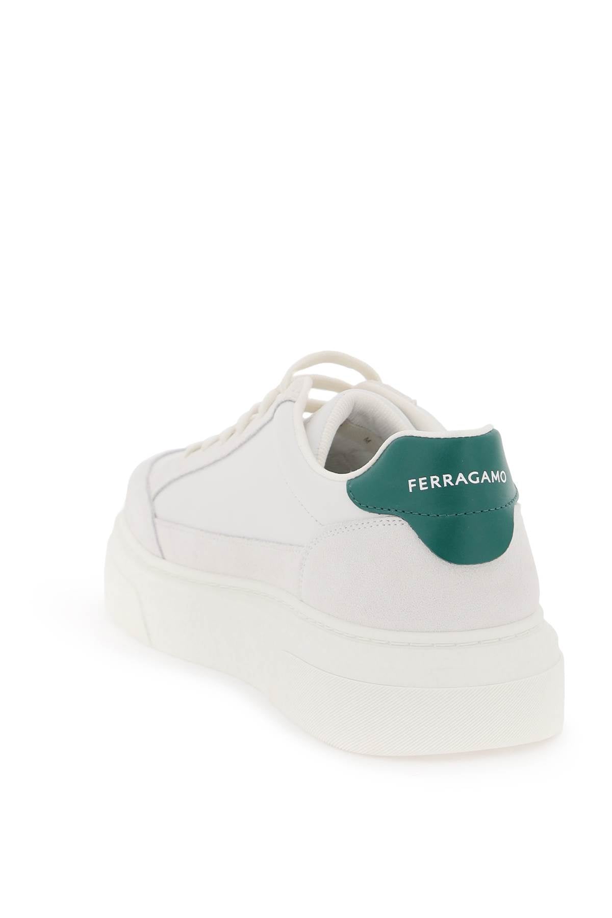 Ferragamo Gancini Low-Top Sneakers