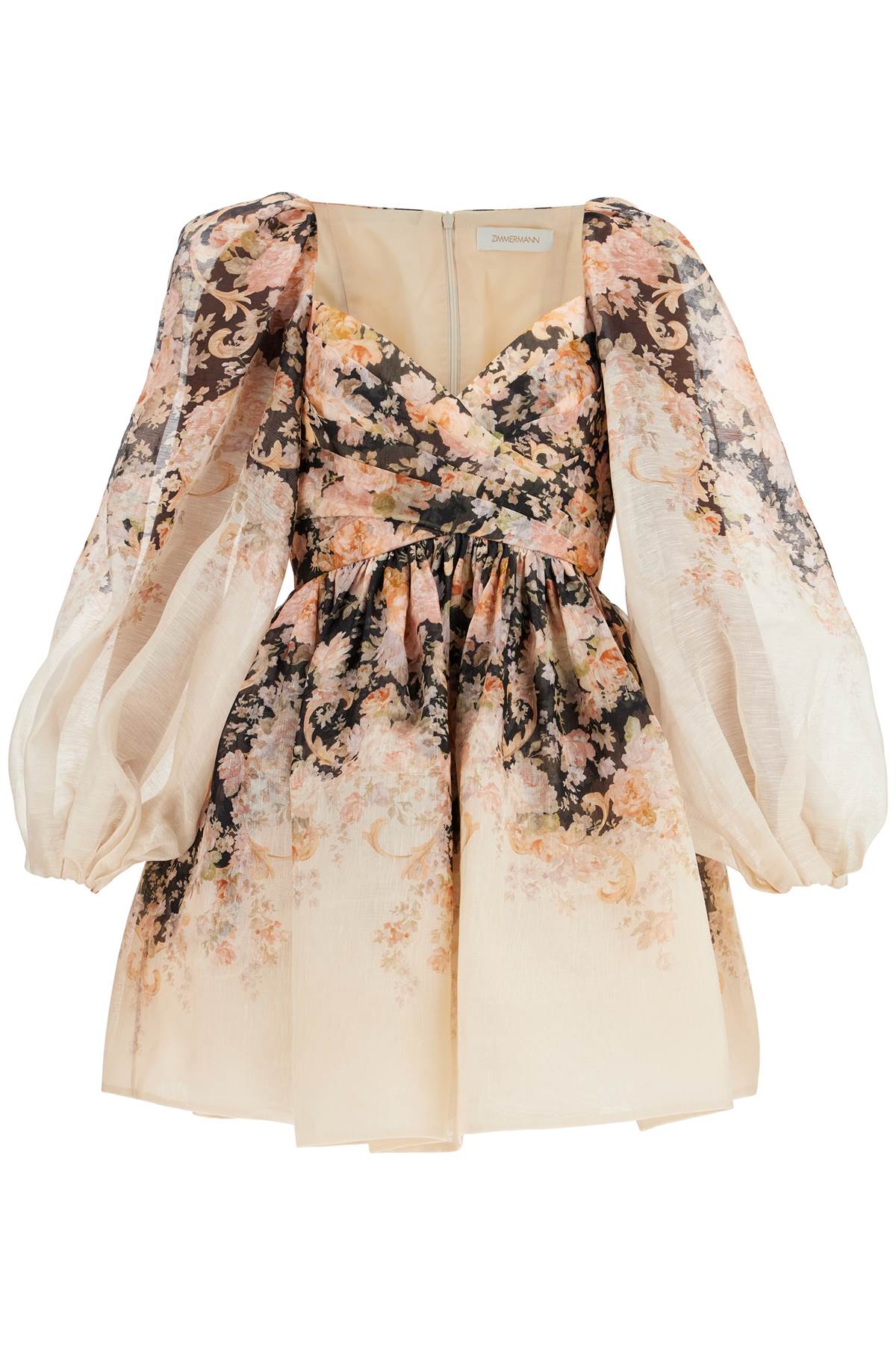 Zimmermann Floral Mini Dress Illustr