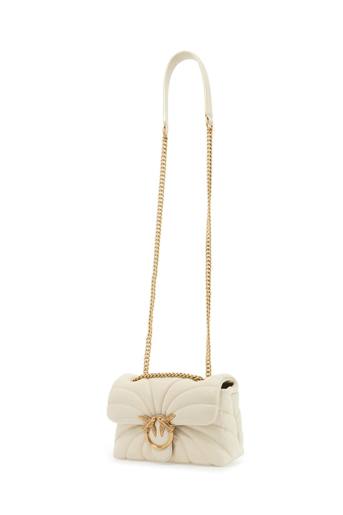 Pinko Love Puff Mini Butterfly Quilt Bag