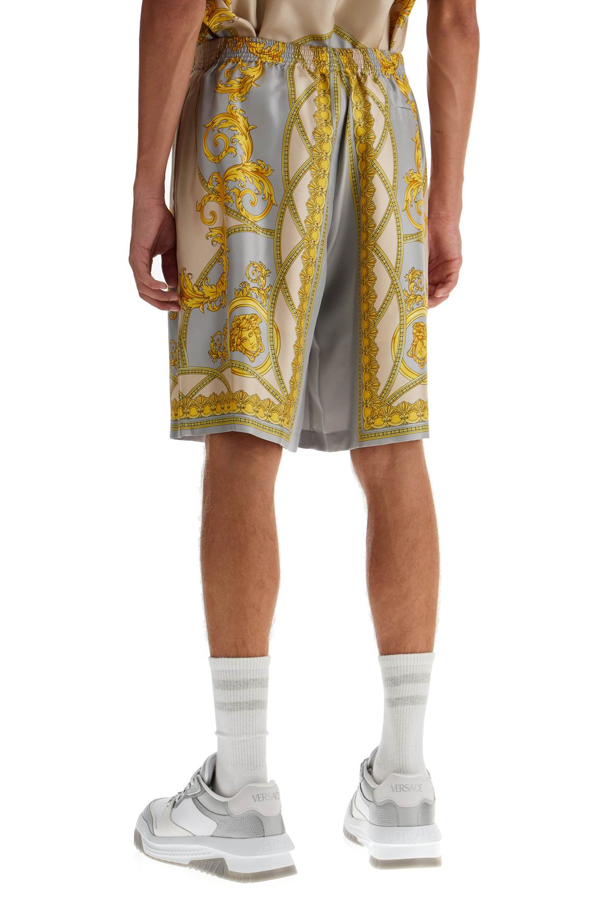 Versace Silk Bermuda Shorts Cup Of