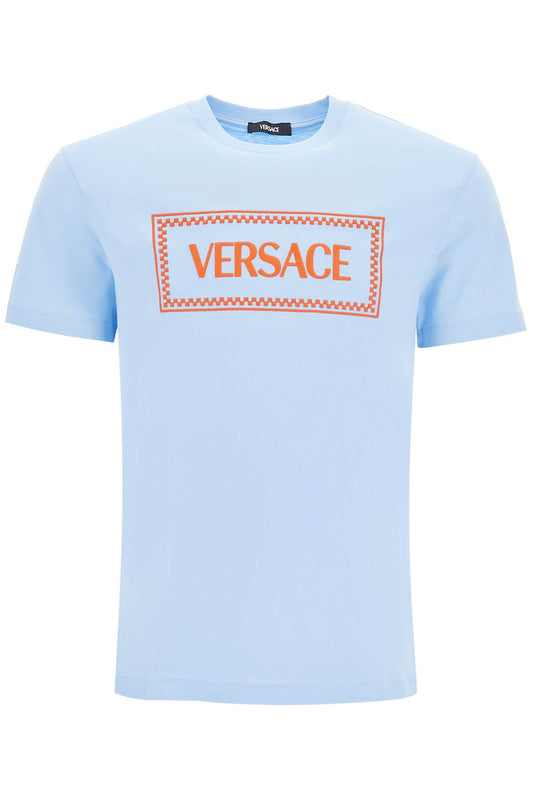 Versace Embroidered Logo T-Shirt