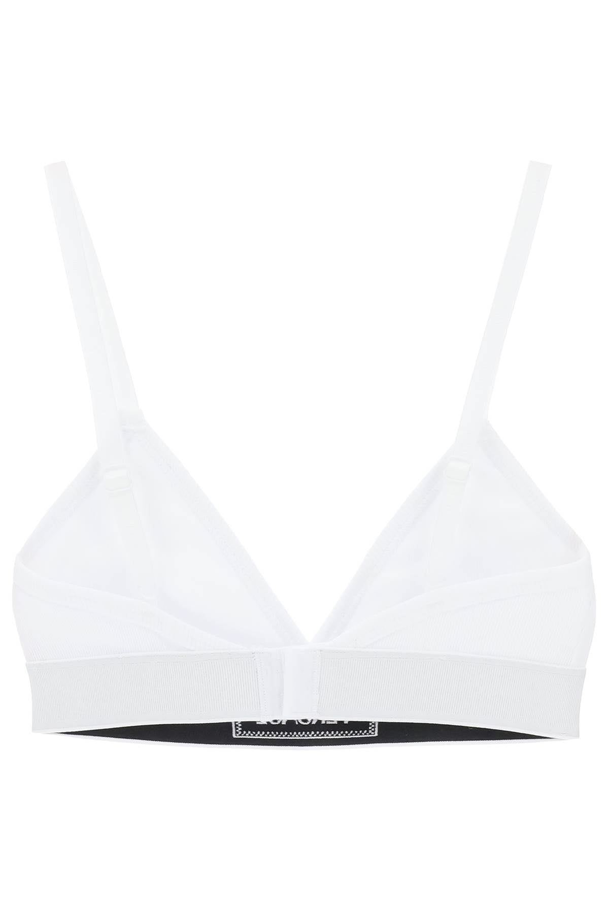 Versace 90S Logo Ribbed Bralette