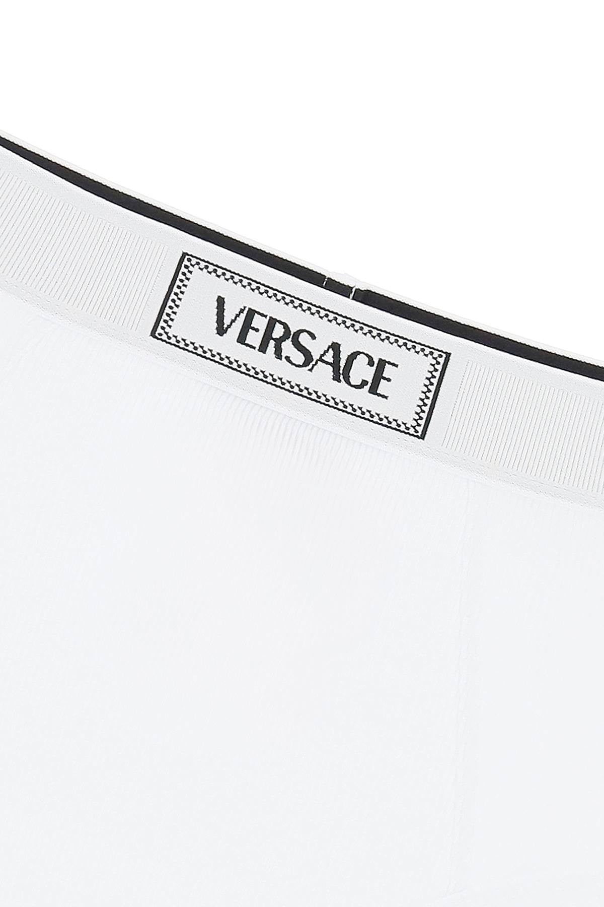 Versace Ribbed Briefs With 90S Logo