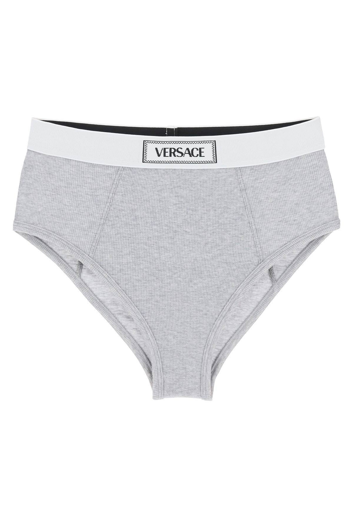 Versace Ribbed Briefs With 90S Logo