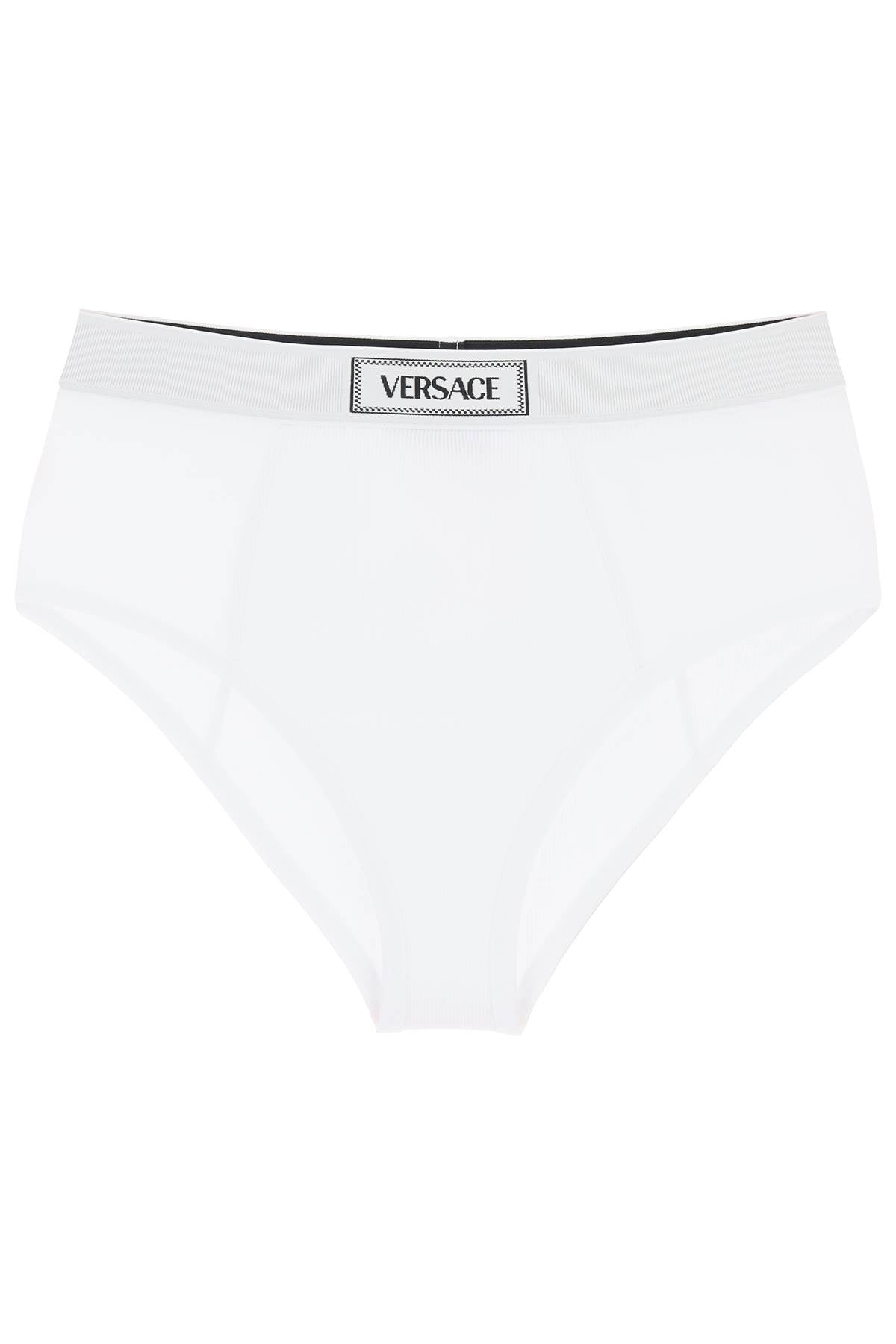 Versace Ribbed Briefs With 90S Logo