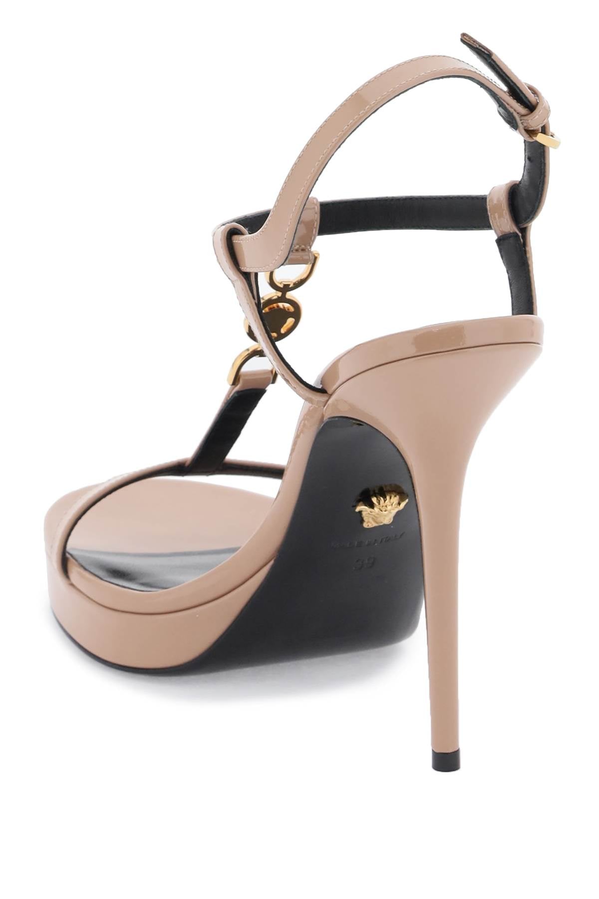 Versace Medusa 95 Patent Leather Sandals