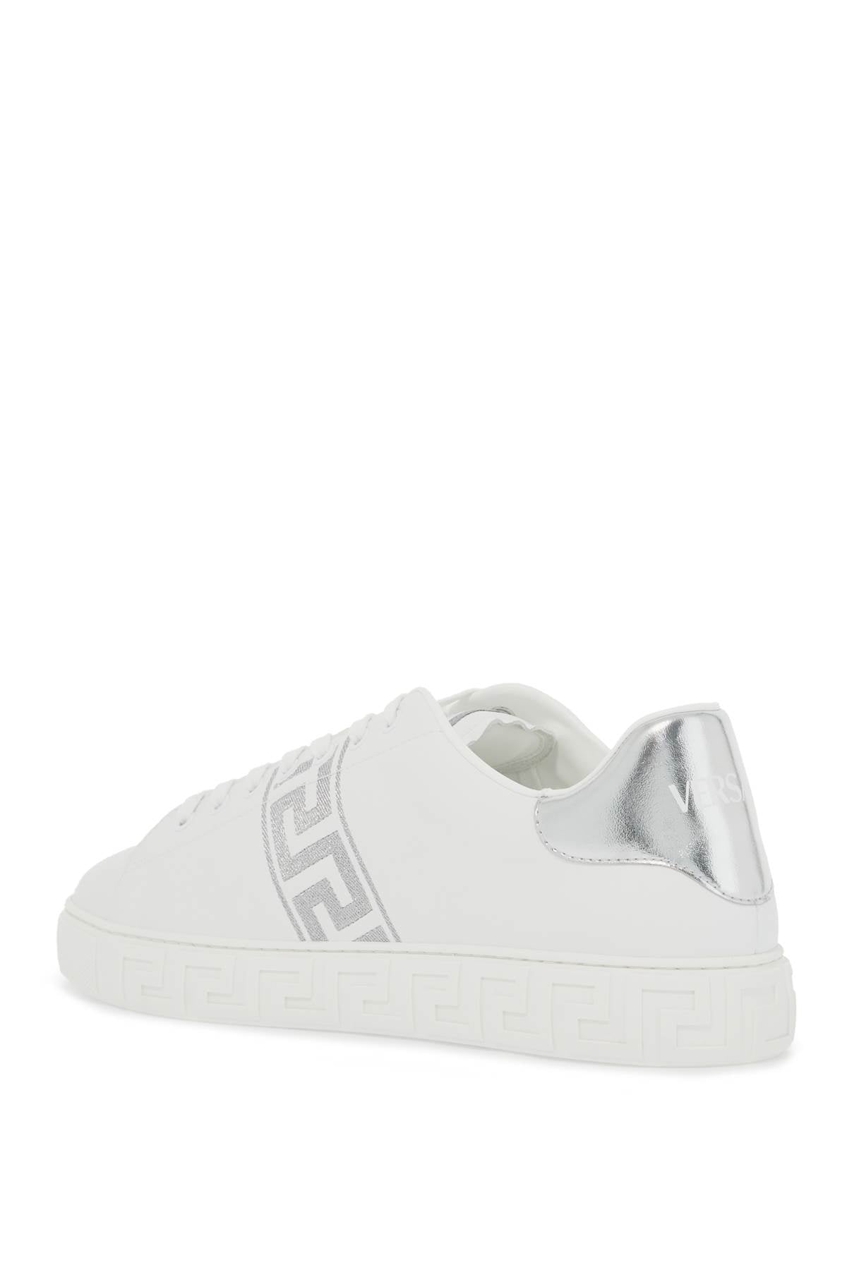 VERSACE Sneakers Greca Ricamate In Ecopelle