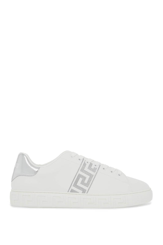 VERSACE Sneakers Greca Ricamate In Ecopelle