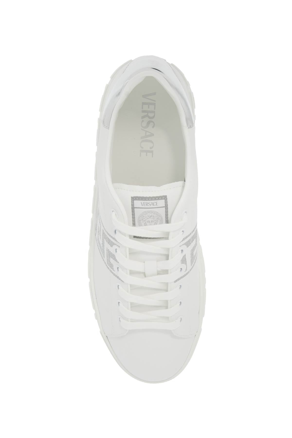 VERSACE Sneakers Greca Ricamate In Ecopelle