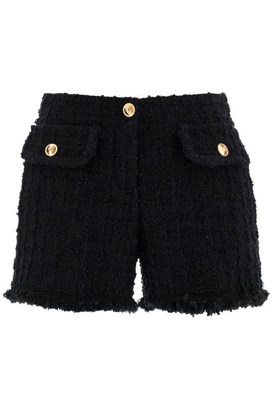 Versace Heritage Tweed Mini Shorts