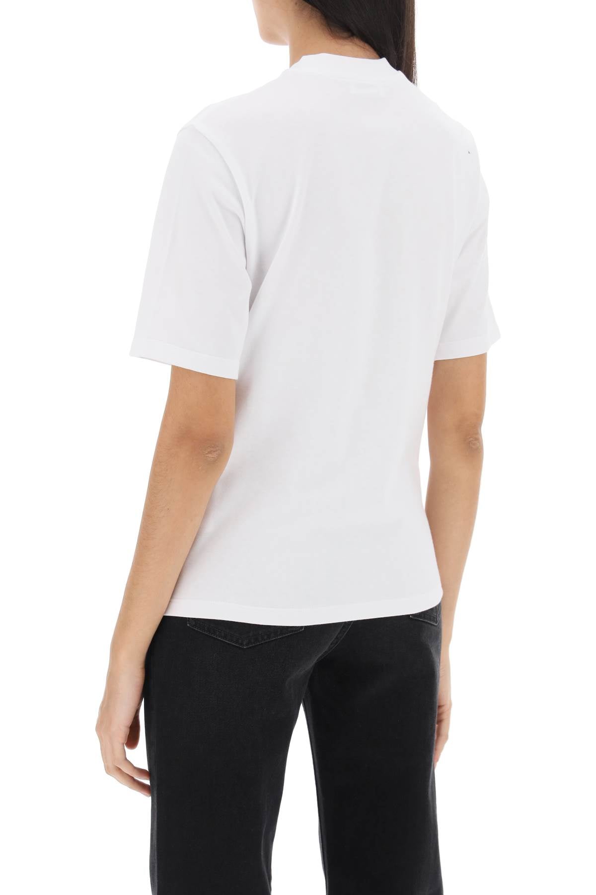 Ferragamo T-Shirt With Gancini Label