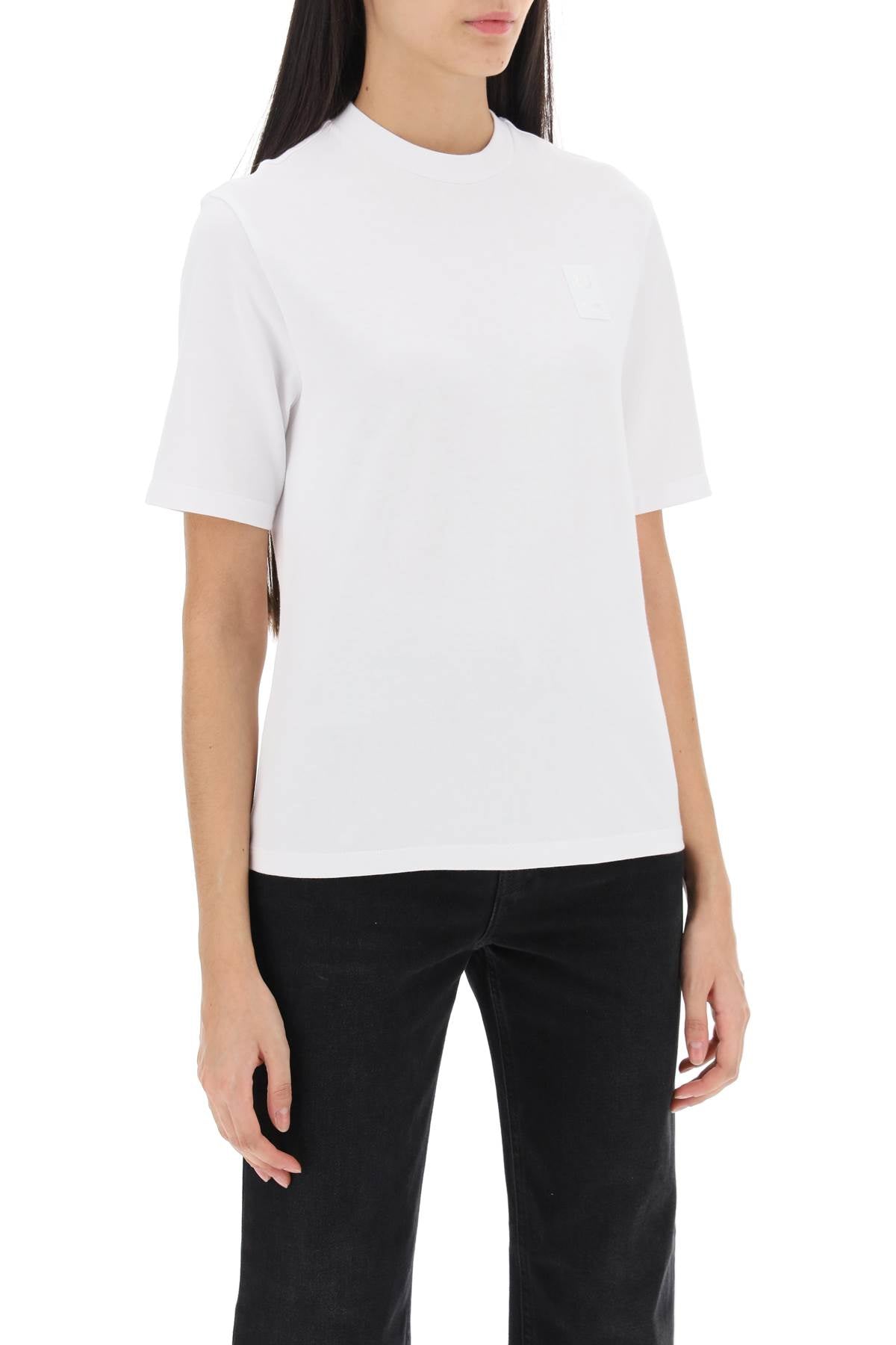 Ferragamo T-Shirt With Gancini Label