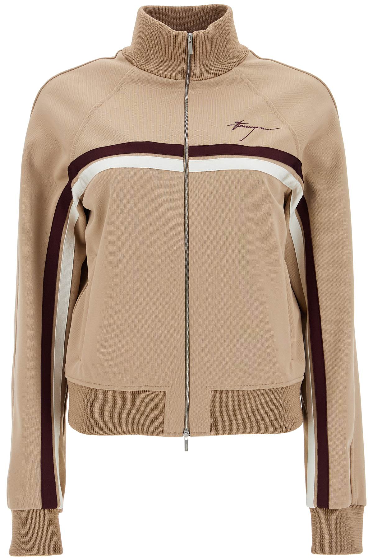 Ferragamo High-Neck Sweatshirt With Zipper