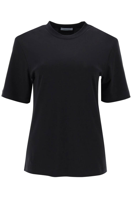 Ferragamo Cotton And Silk Blend T-Shirt