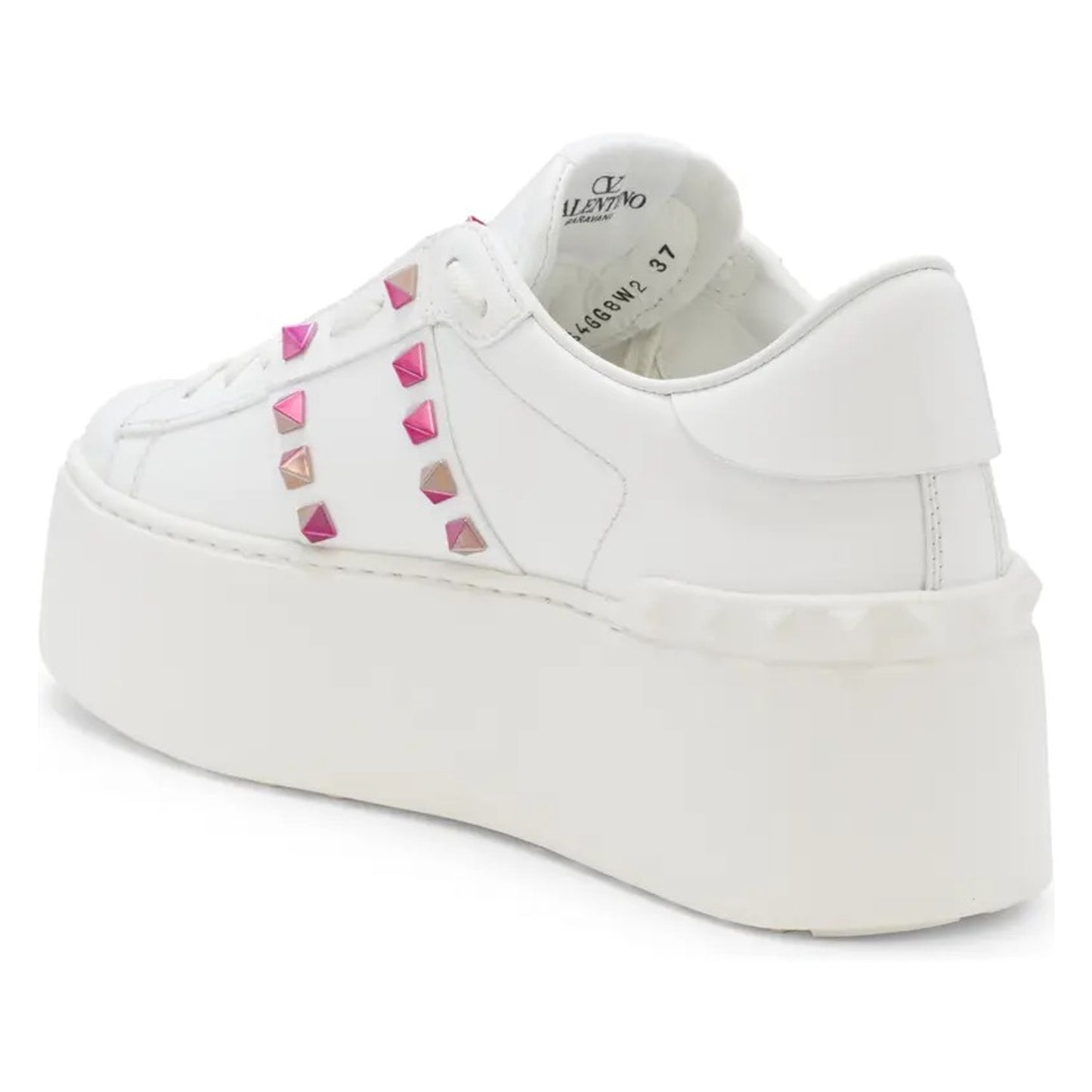 Valentino Garavani Flatform Rockstud Untitled Sneakers Multicolored Studs