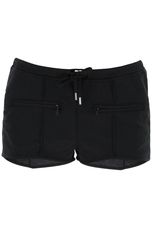 Courreges Jersey Interlock Mini Shorts