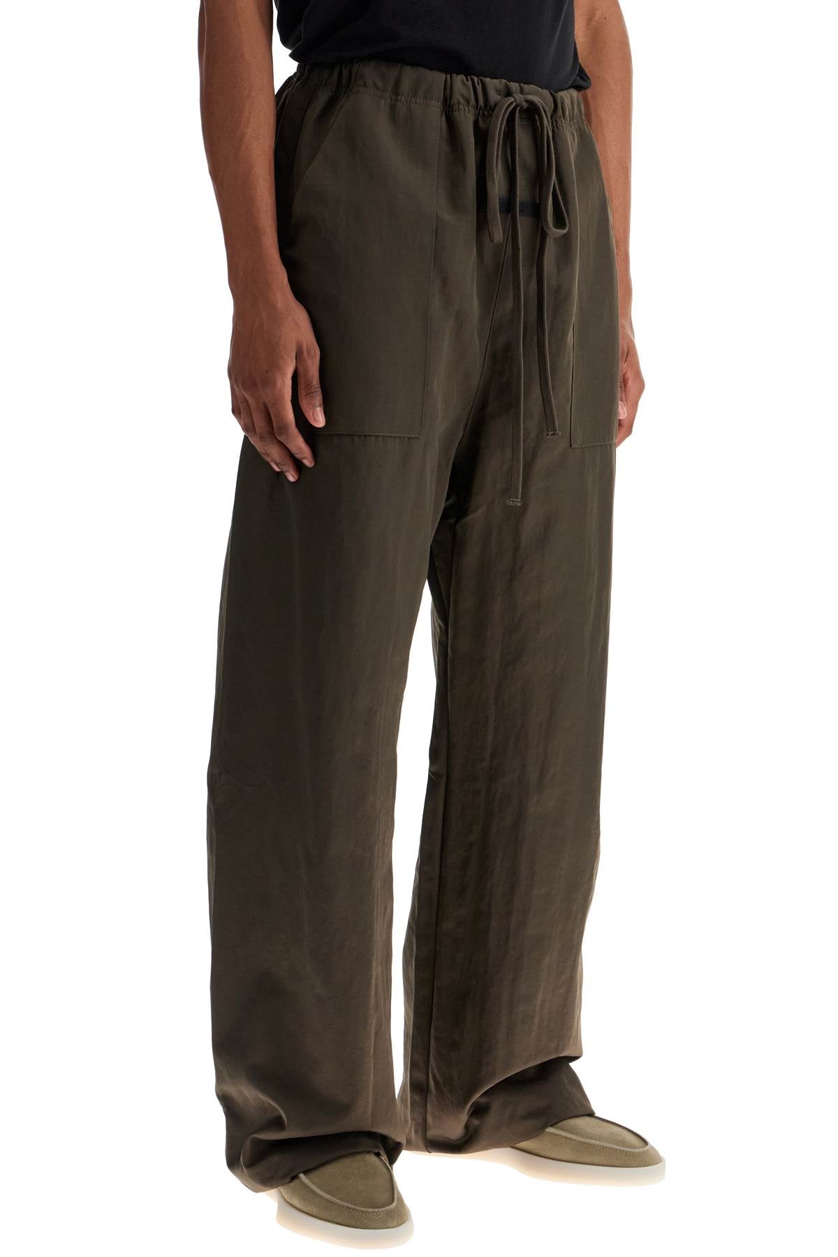 Fear Of God Essentials Textured Nylon Utility Pants For Versatile