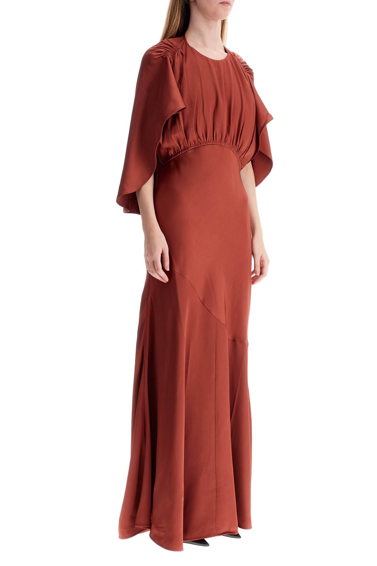 Zimmermann Maxi Dress Eden With Cape Sleeves