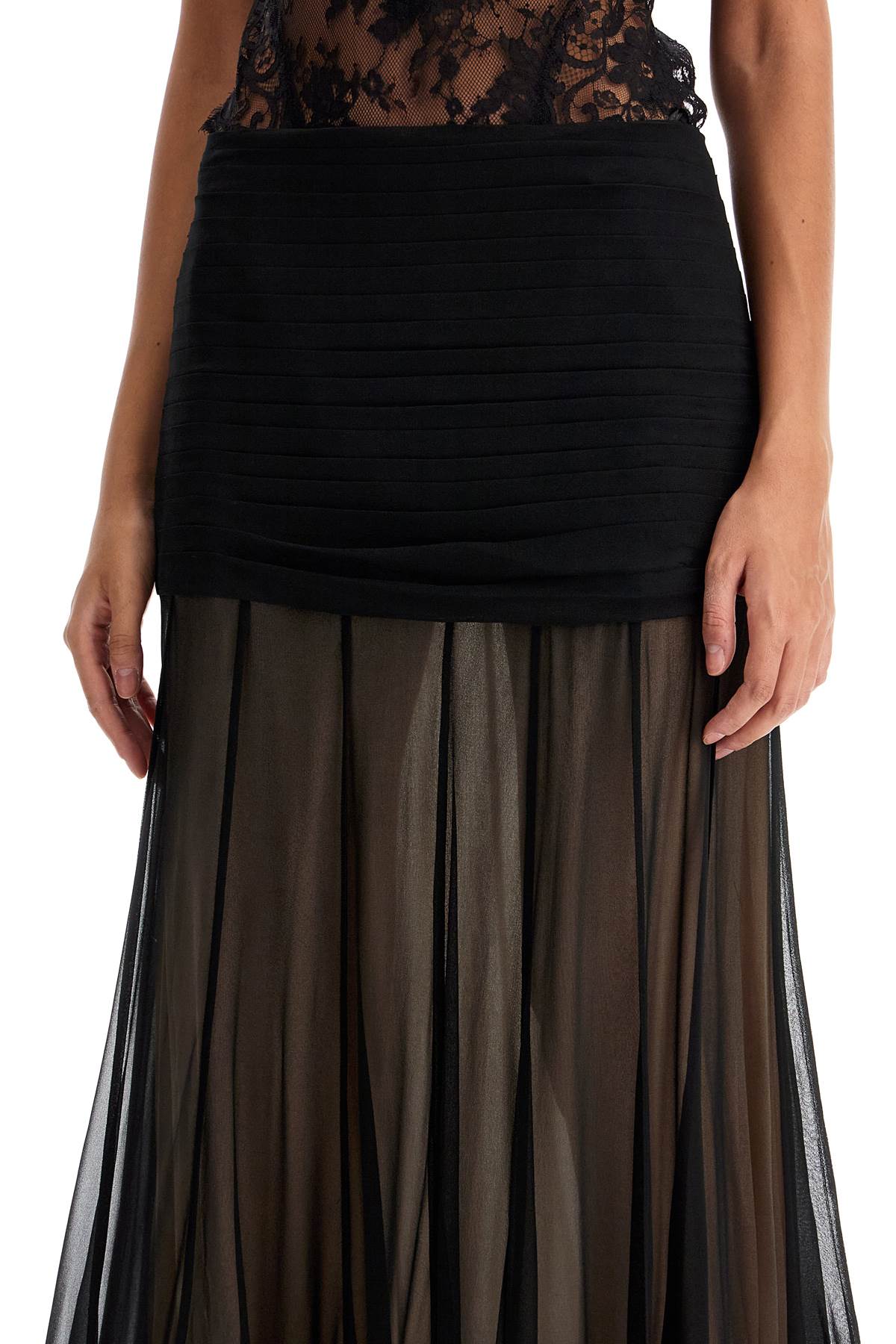 Zimmermann Maxi Skirt With Fl