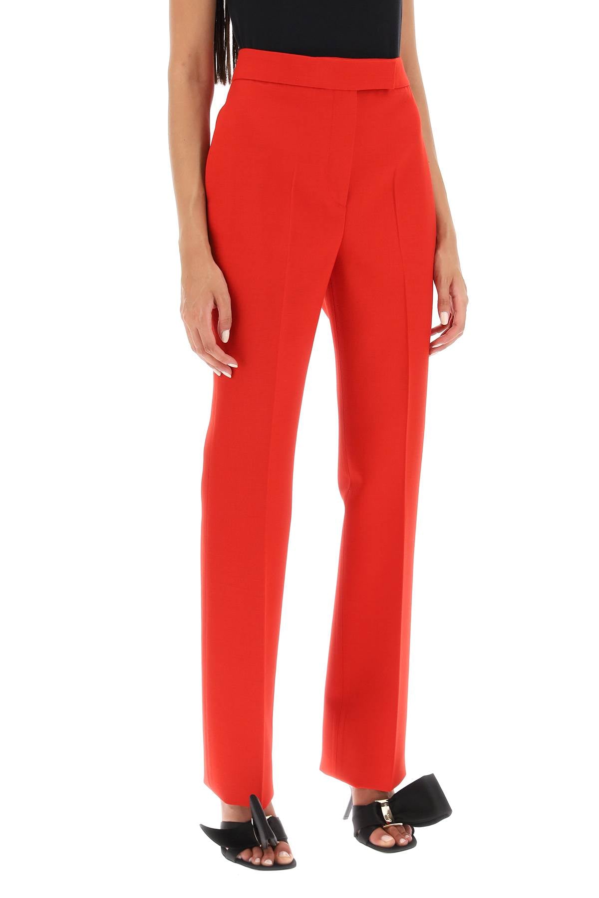 Ferragamo Wool NattÃ© Cigarette Pants