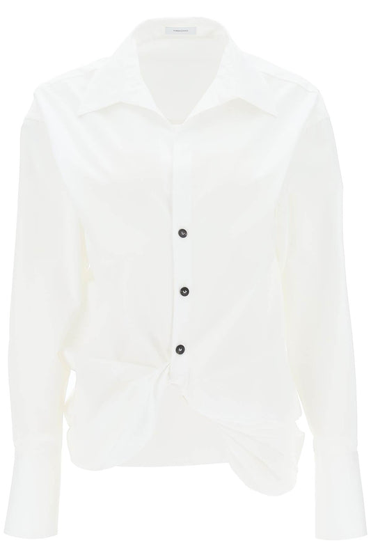 Ferragamo Shirt With Draped Hem