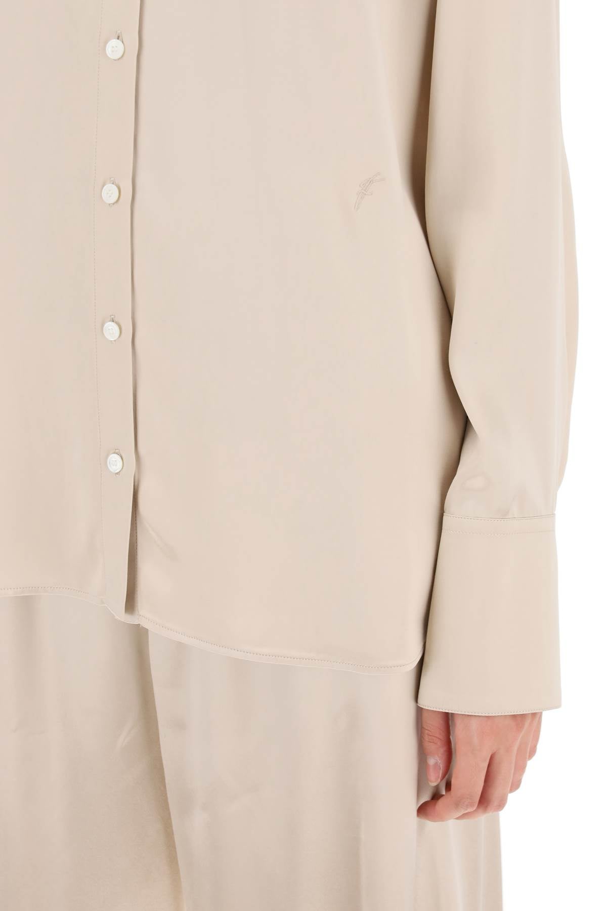 Ferragamo MenS Satin Shirt