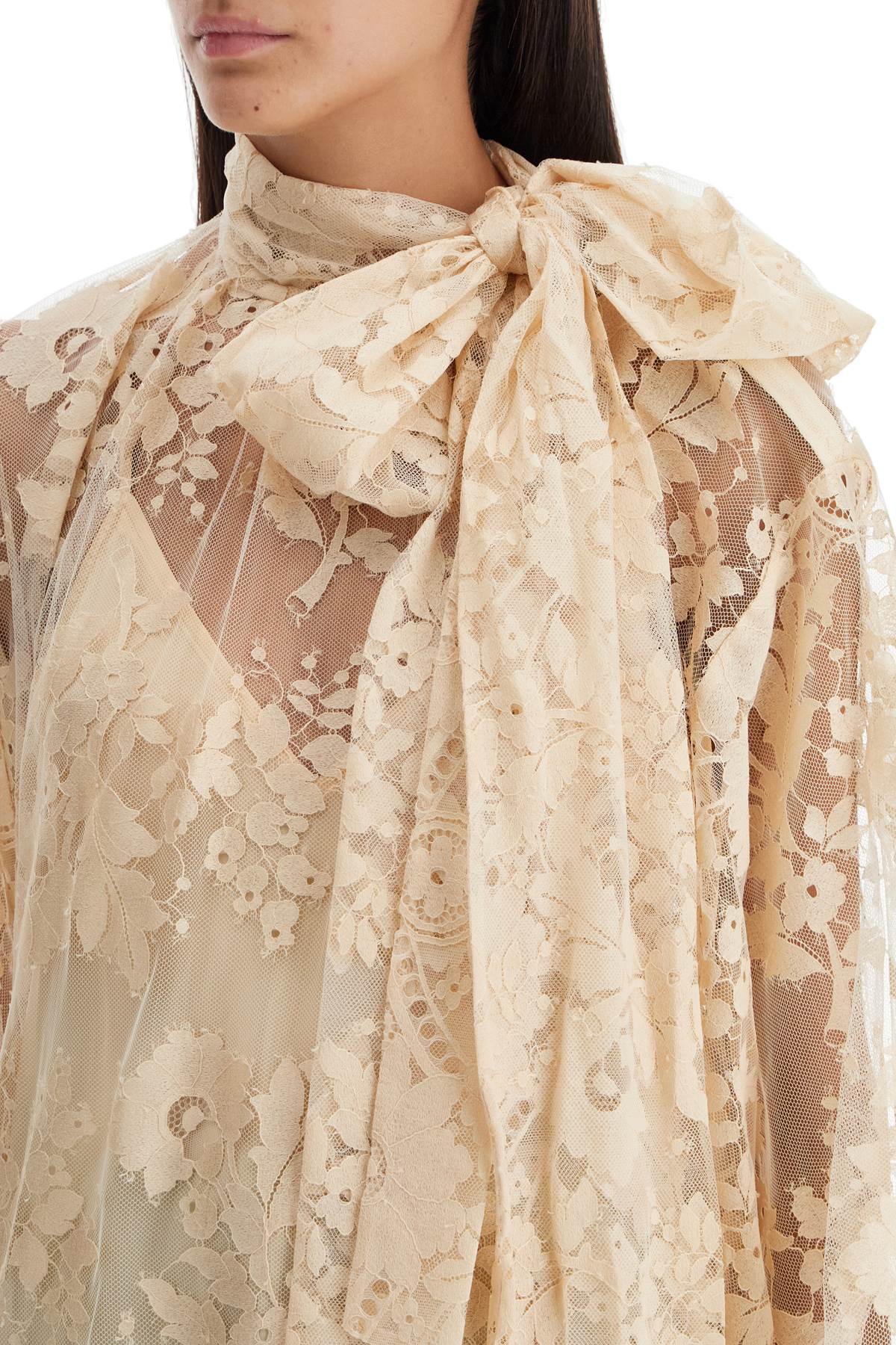 Zimmermann Of Lace Blouse With Floral Pattern