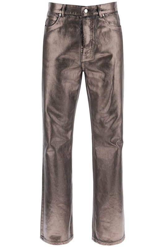 Ferragamo Metallic Denim Jeans