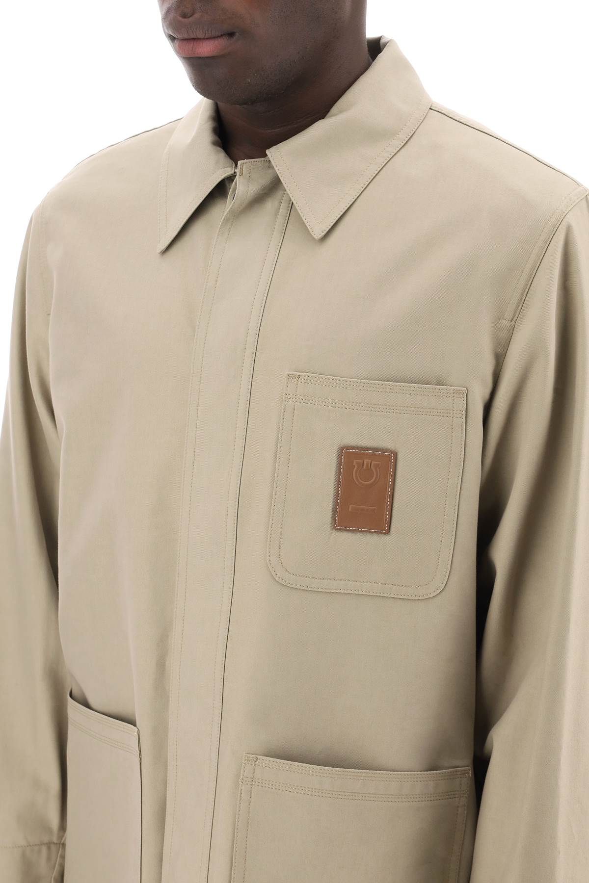 Ferragamo Cotton Overshirt For