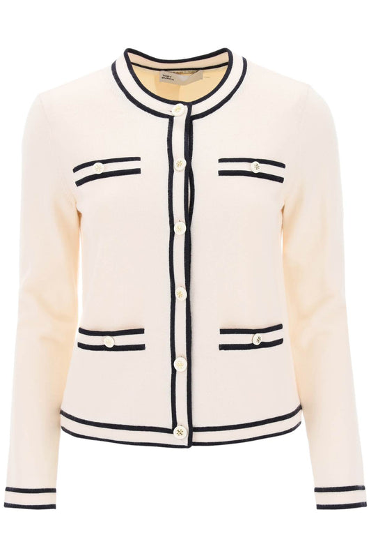 Tory Burch Kendra Merino Wool Cardigan