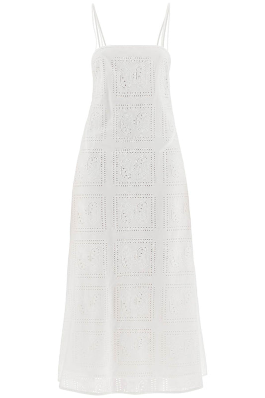 Tory Burch Midi Lace Dress In Seven