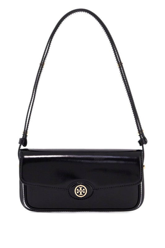 Tory Burch Robinson Brushed Leather Shoulder Bag