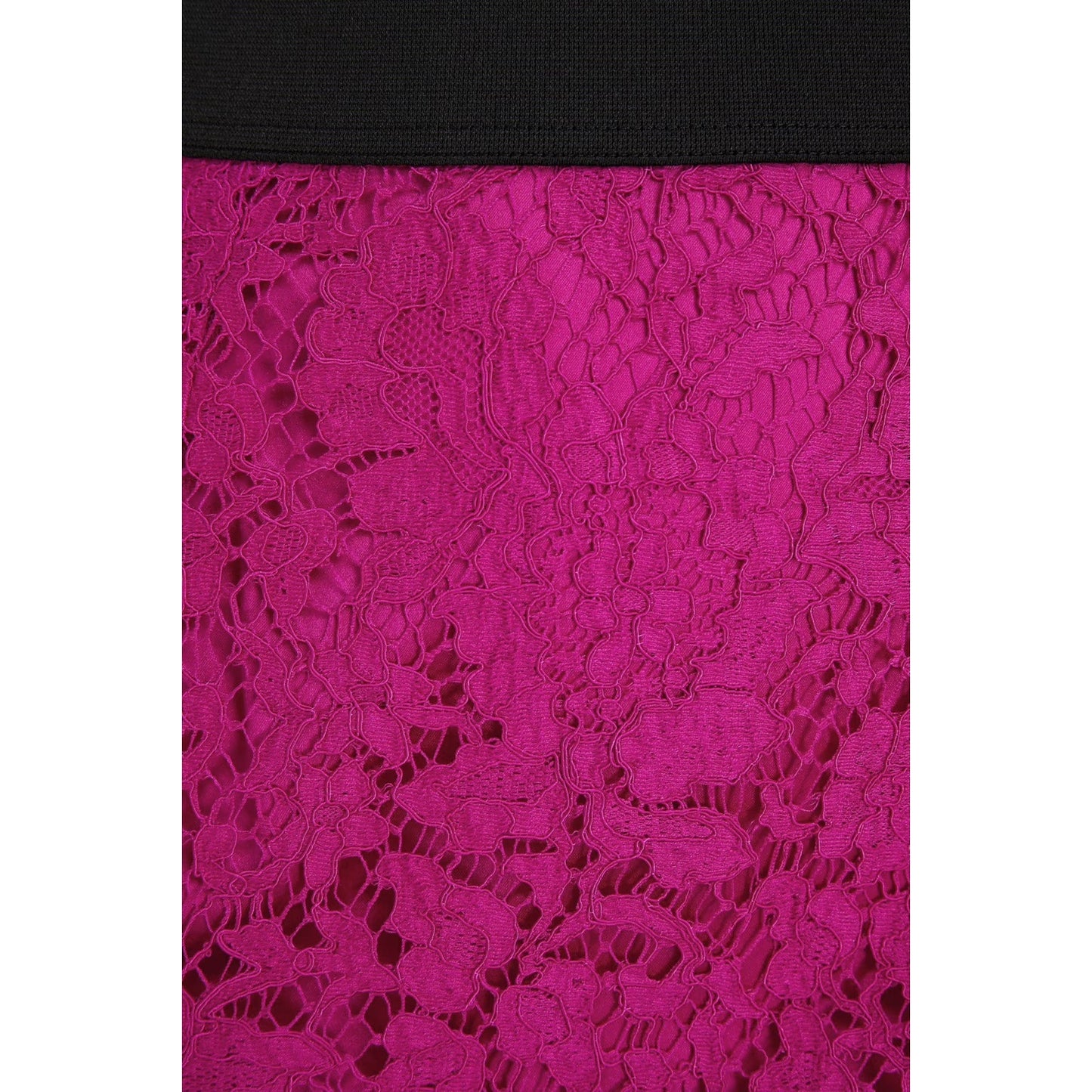 NWT Dolce & Gabbana Fuchsia Floral cordonetto Lace Mini Skirt IT 38 US XS