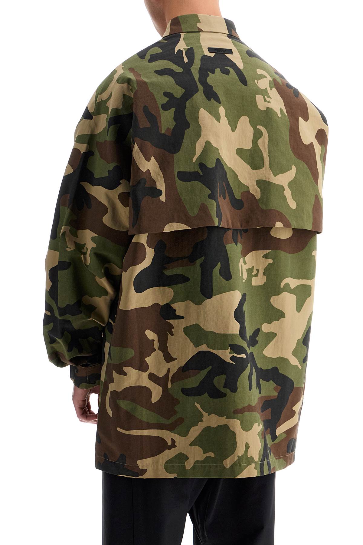 Fear Of God Essentials Nylon Camouflage Overshirt For