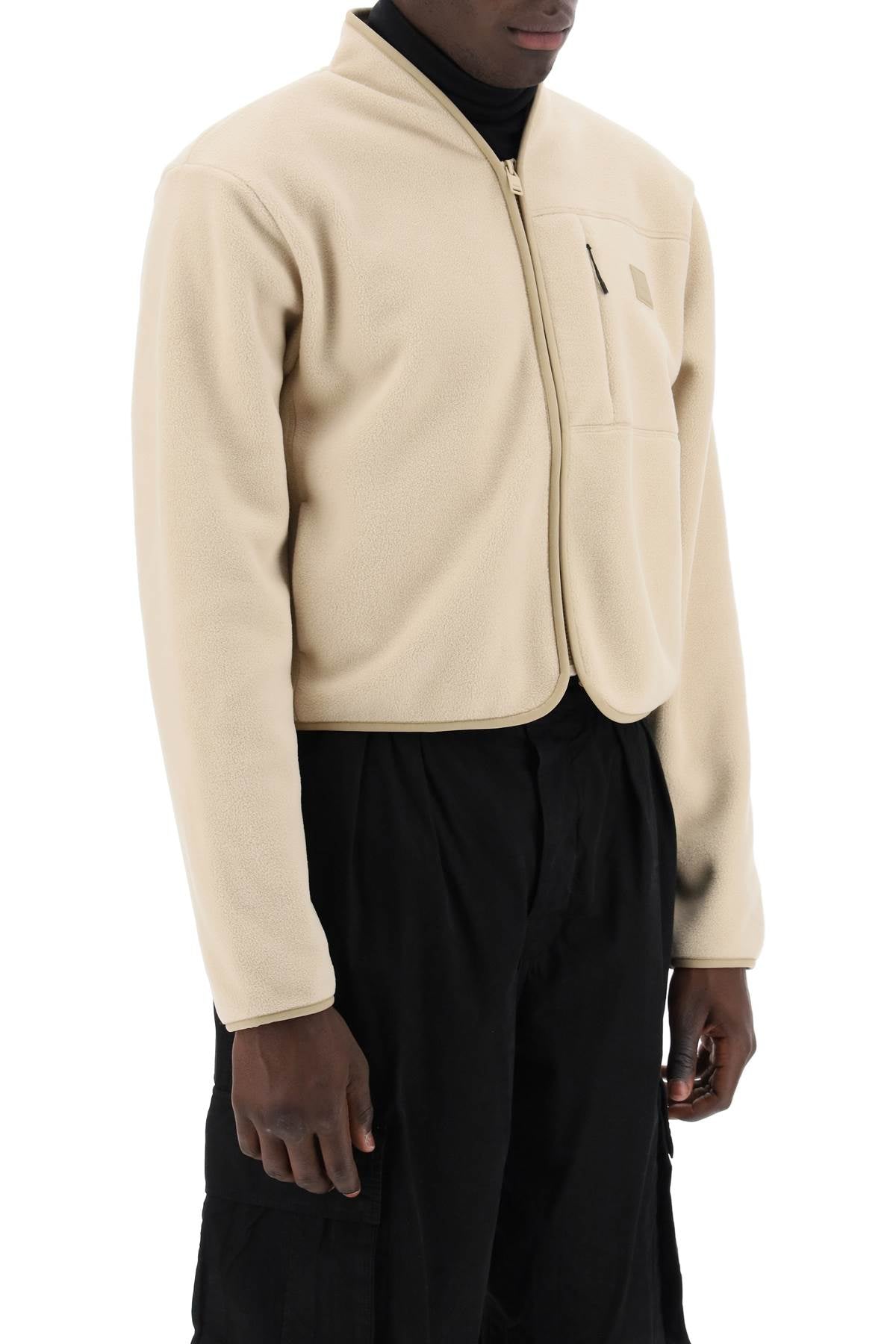 Rains Short Fleece Jacket In Durban Style