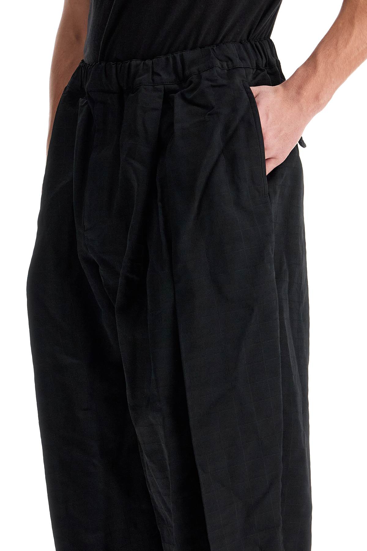 Comme Des Garcons Black Harem Pants With Pleats