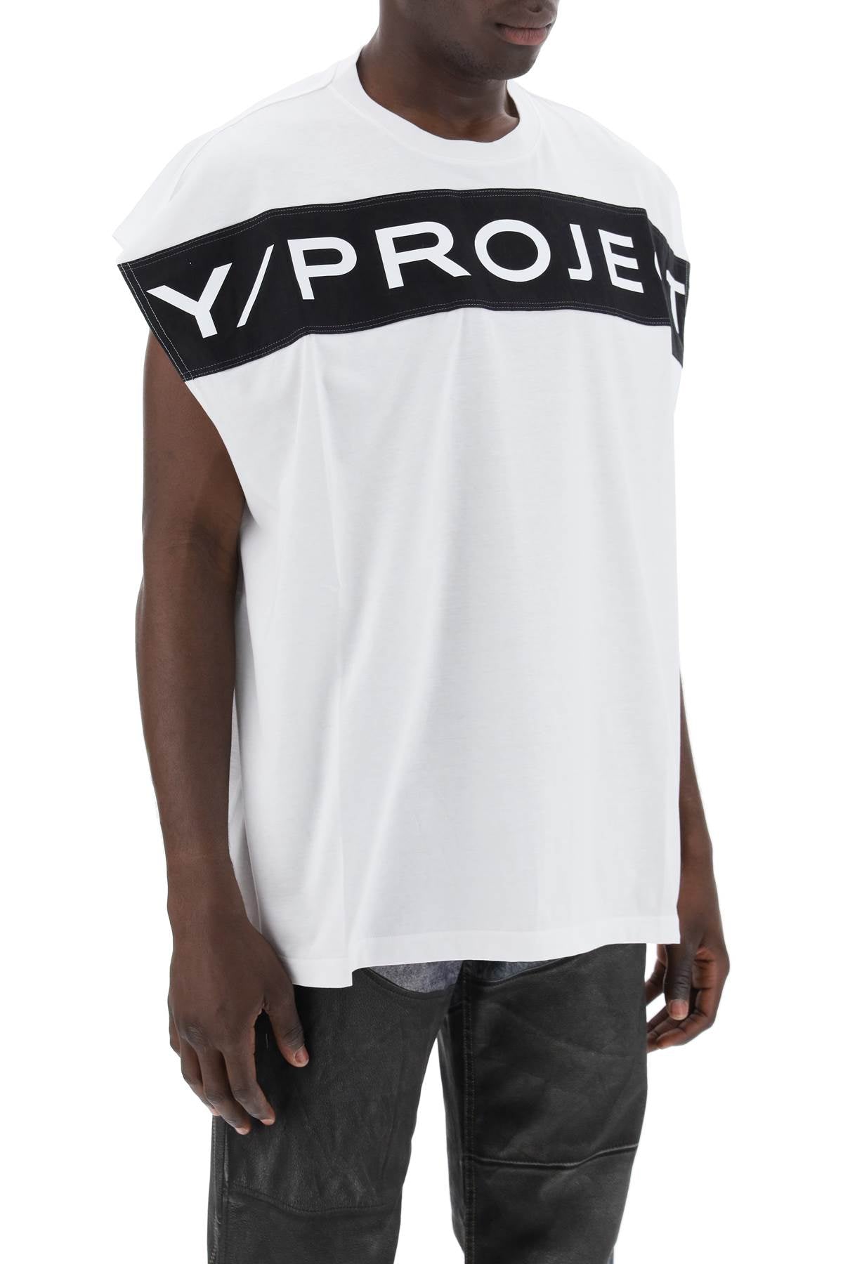 Y Project Sleeveless T-Shirt With