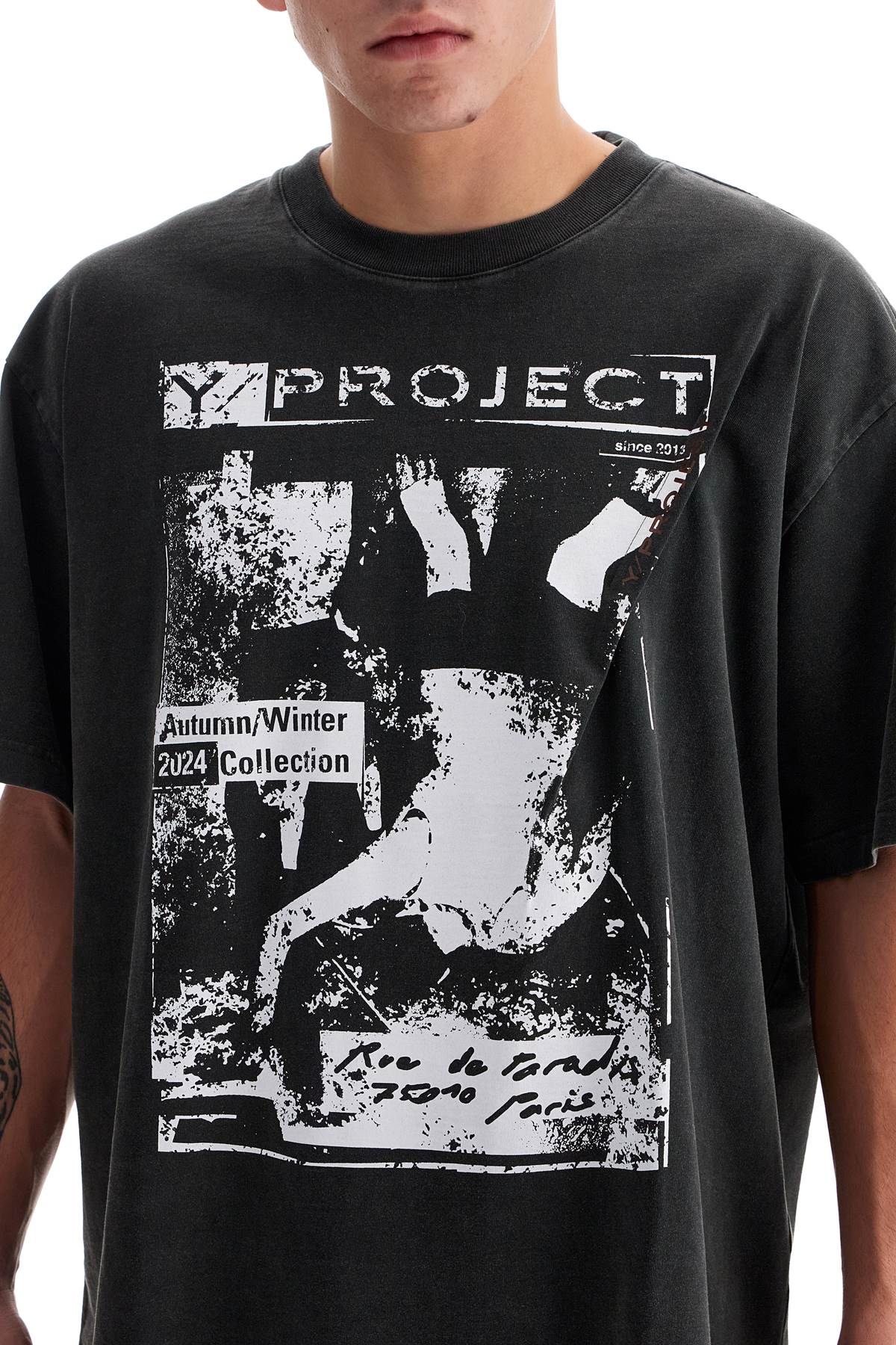 Y Project T-Shirt With Printed Pinch