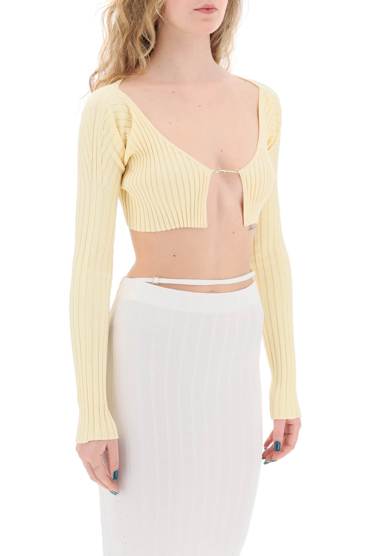 Jacquemus La Maille Pral Micro Cardigan