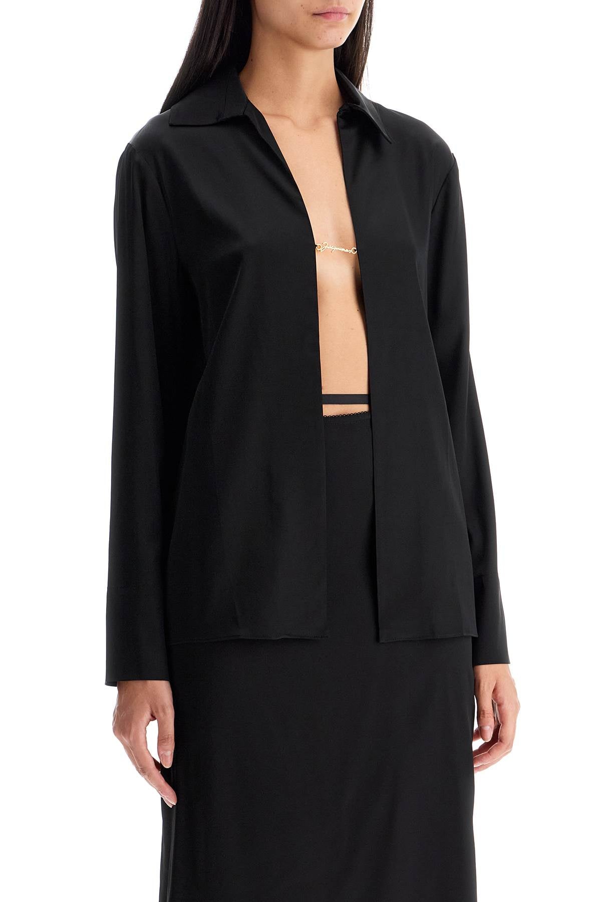 Jacquemus Open Shirt The Night Chemise