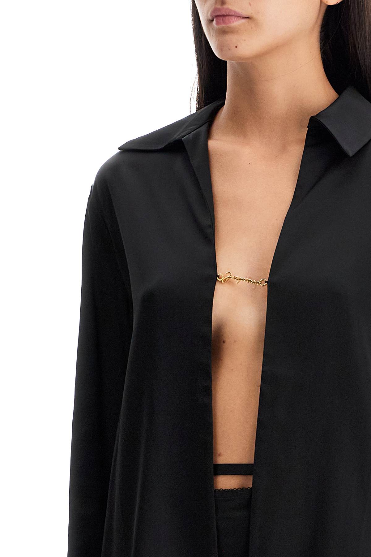 Jacquemus Open Shirt The Night Chemise