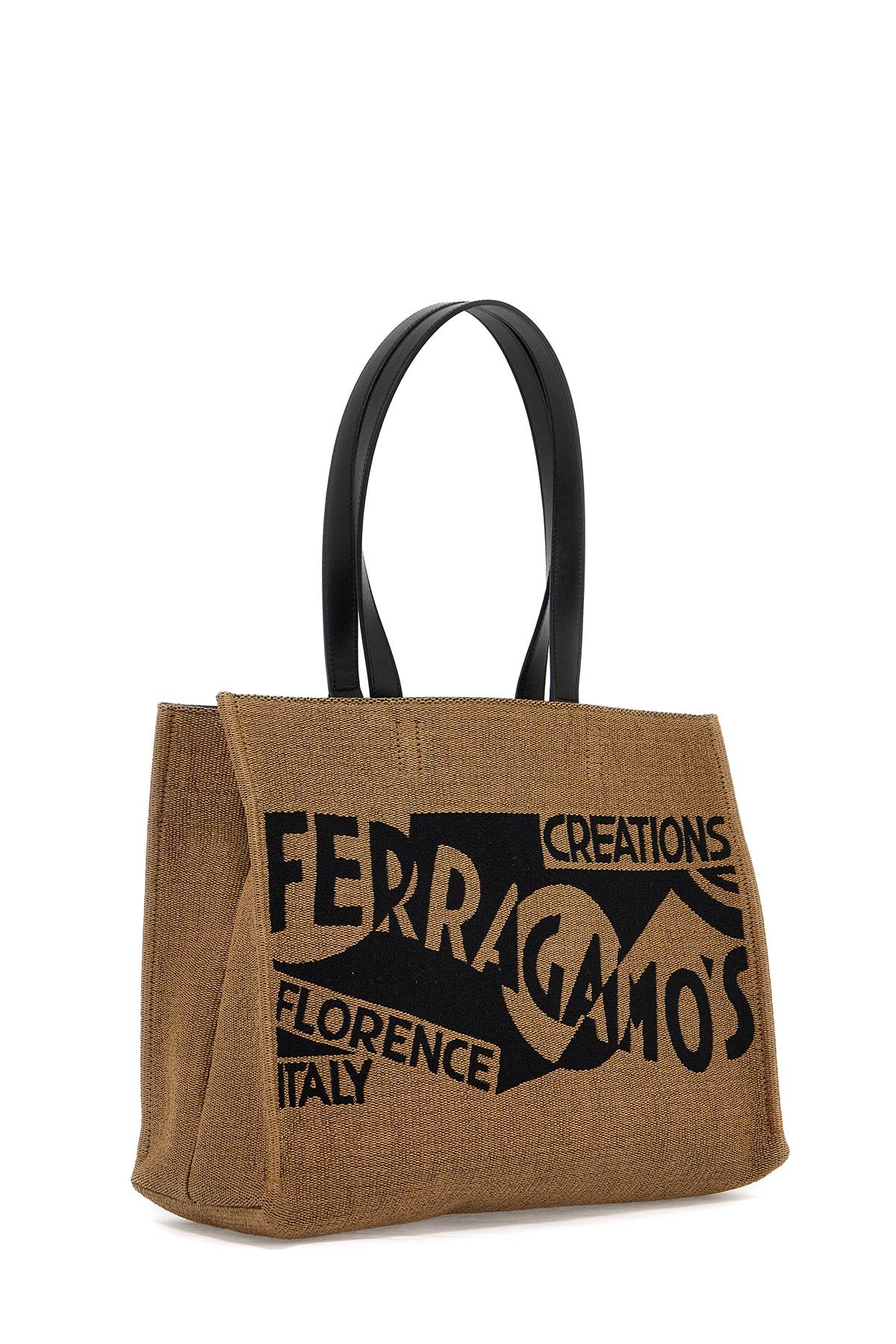 Ferragamo Logo Printed Tote Bag (M)